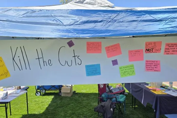 UCW-CWA Protest Cuts